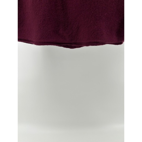 Max Studio Sweater Womens Large 100% Fine Merino Wool Maroon Classic Layer Soft - Picture 11 of 11